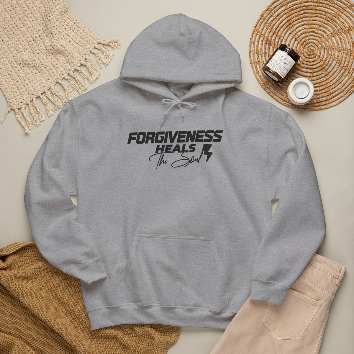 Forgiveness Heals The Soul Unisex Heavy Blend™ Hooded Sweatshirt