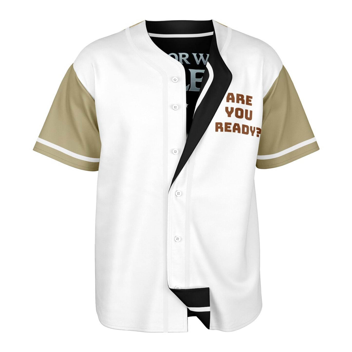 MTST: REVERSIBLE Baseball Jersey- Are You Ready & Live For When You Leave