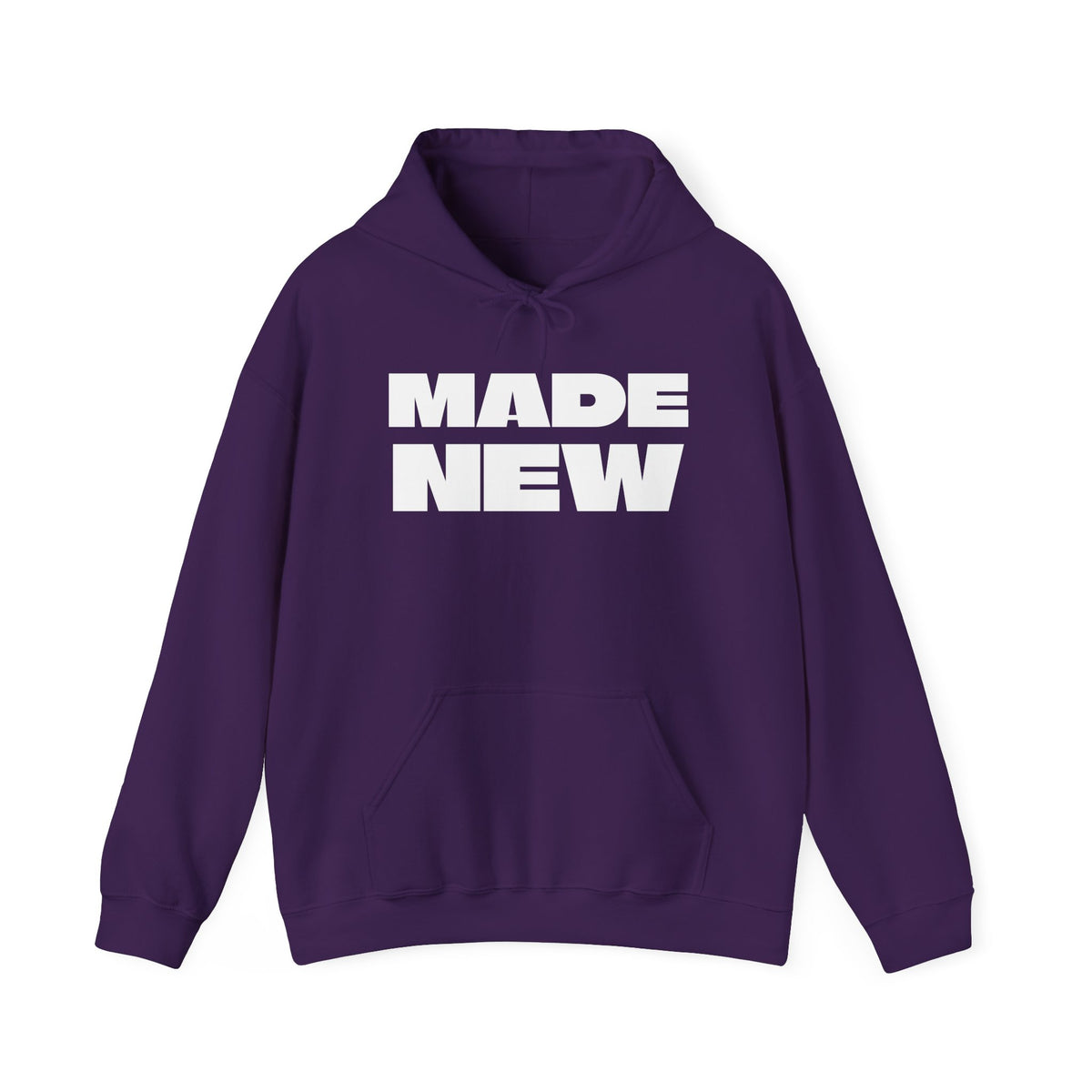 Made New Unisex Heavy Blend™ Hooded Sweatshirt- White Letters