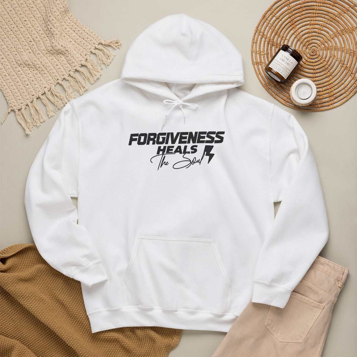 Forgiveness Heals The Soul Unisex Heavy Blend™ Hooded Sweatshirt