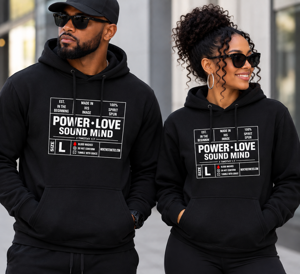 The Believers Label - White Letters Unisex Hoodie