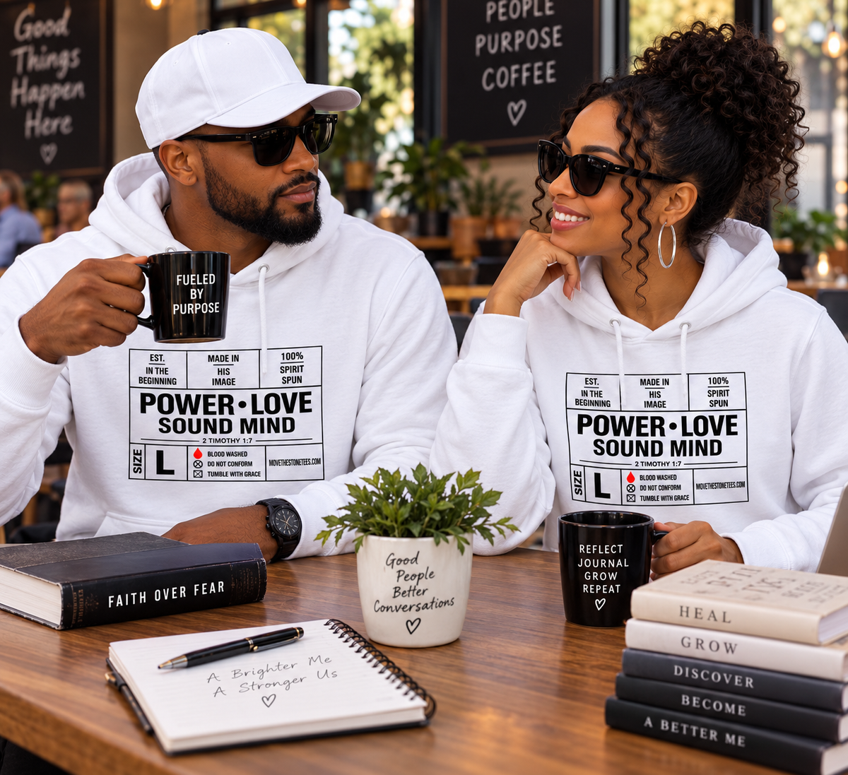 The Believers Label - Black Letters Unisex Hoodie