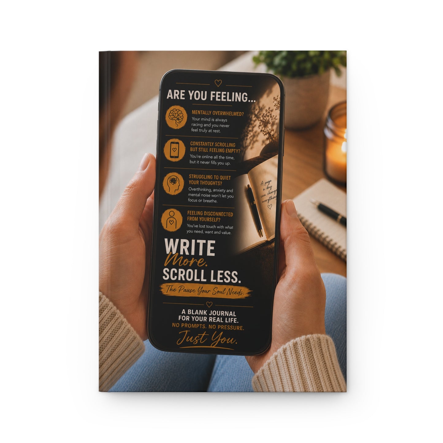 Write More Scroll Less - Phone