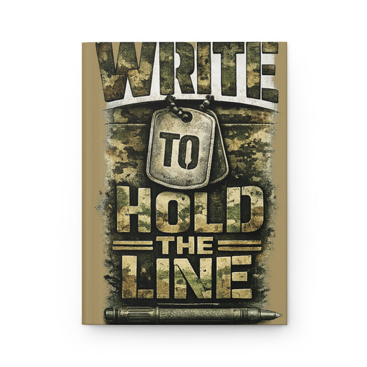 Write To Hold The Line- A Faith Reflection Journal- Desert Tan