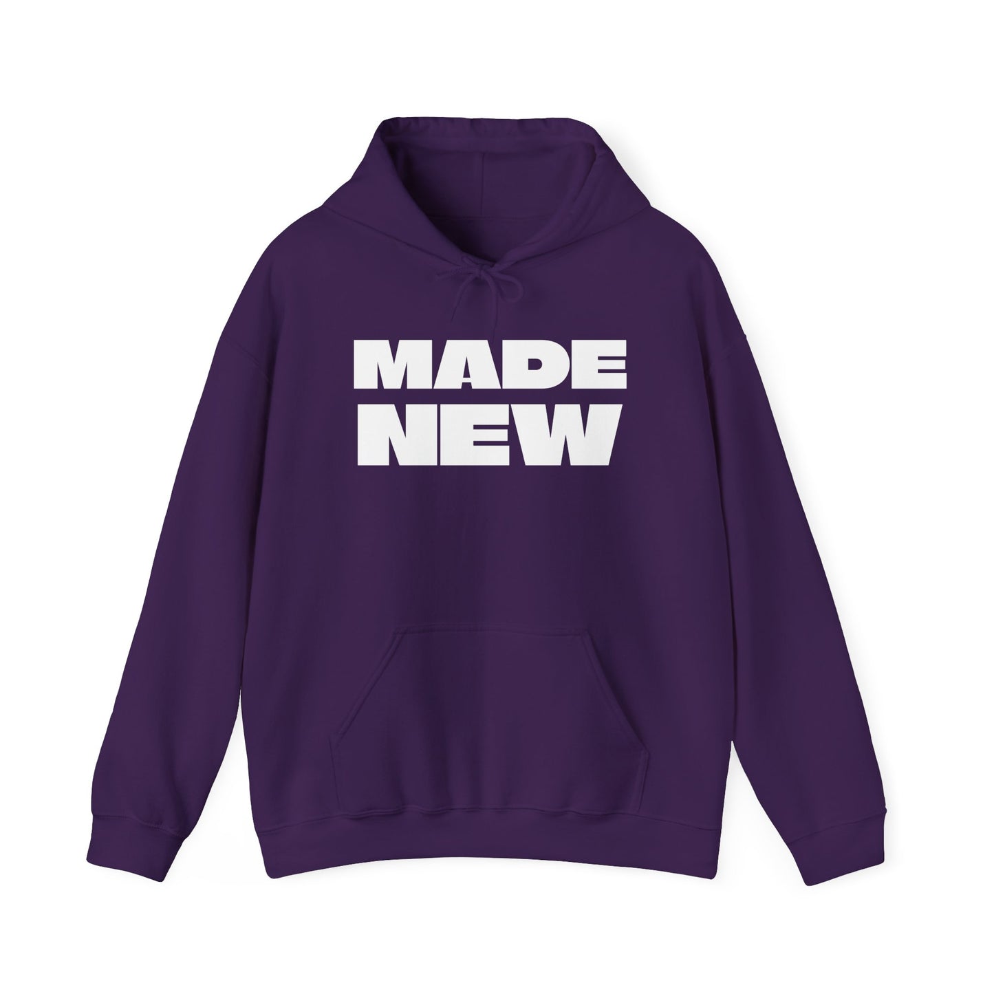 Made New Unisex Heavy Blend™ Hooded Sweatshirt- White Letters