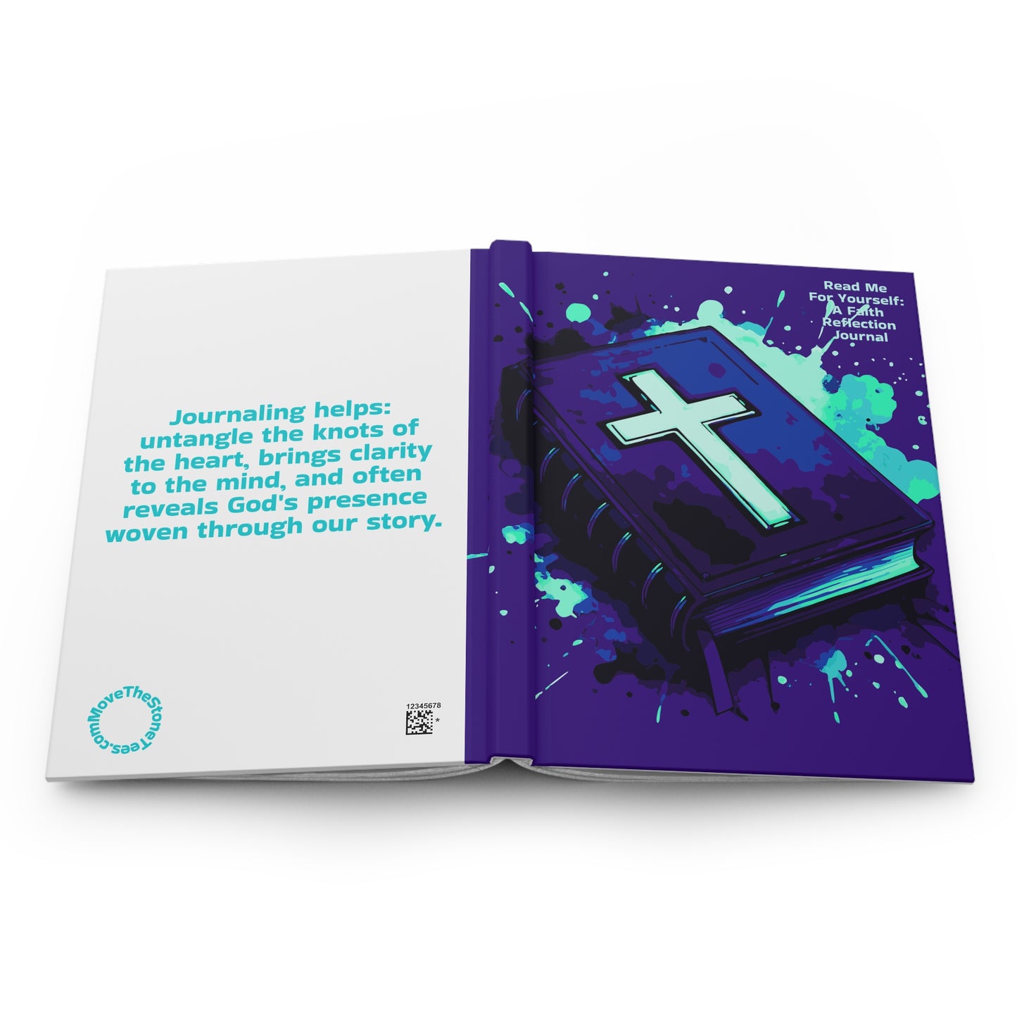 Read Me For Yourself: A Faith Reflection Journal -Purple