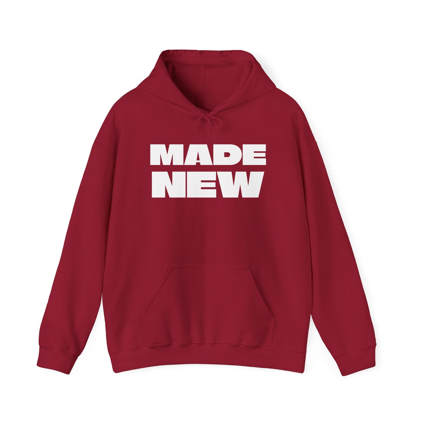 Made New Unisex Heavy Blend™ Hooded Sweatshirt- White Letters
