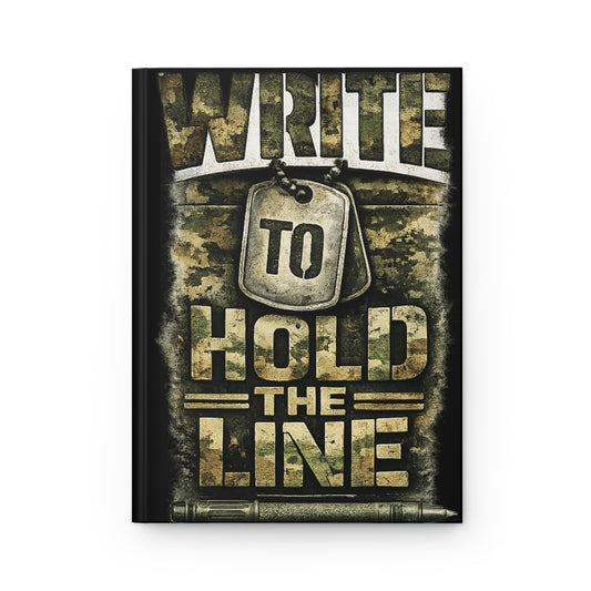Write To Hold The Line- A Faith Reflection Journal-Black