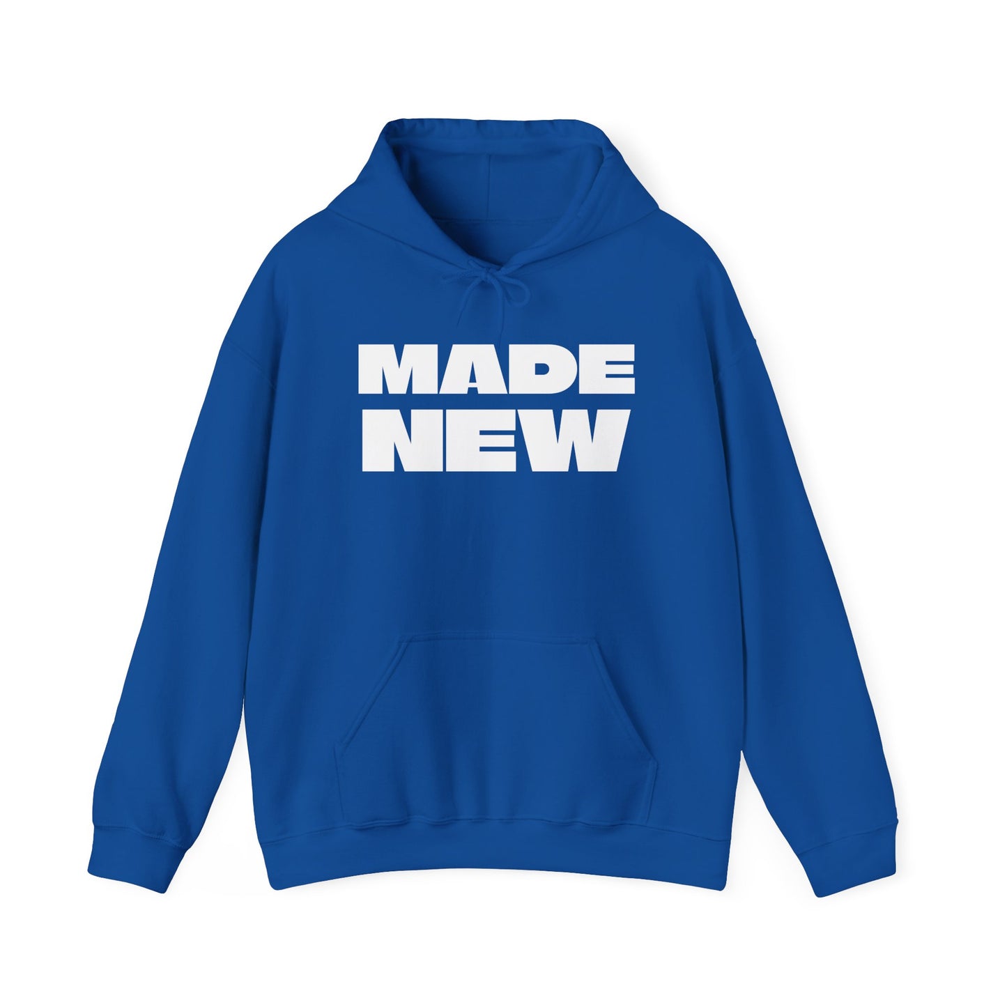 Made New Unisex Heavy Blend™ Hooded Sweatshirt- White Letters