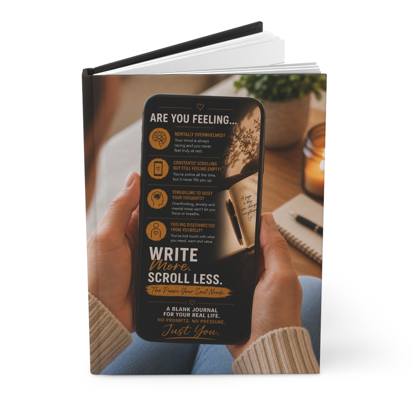 Write More Scroll Less - Phone
