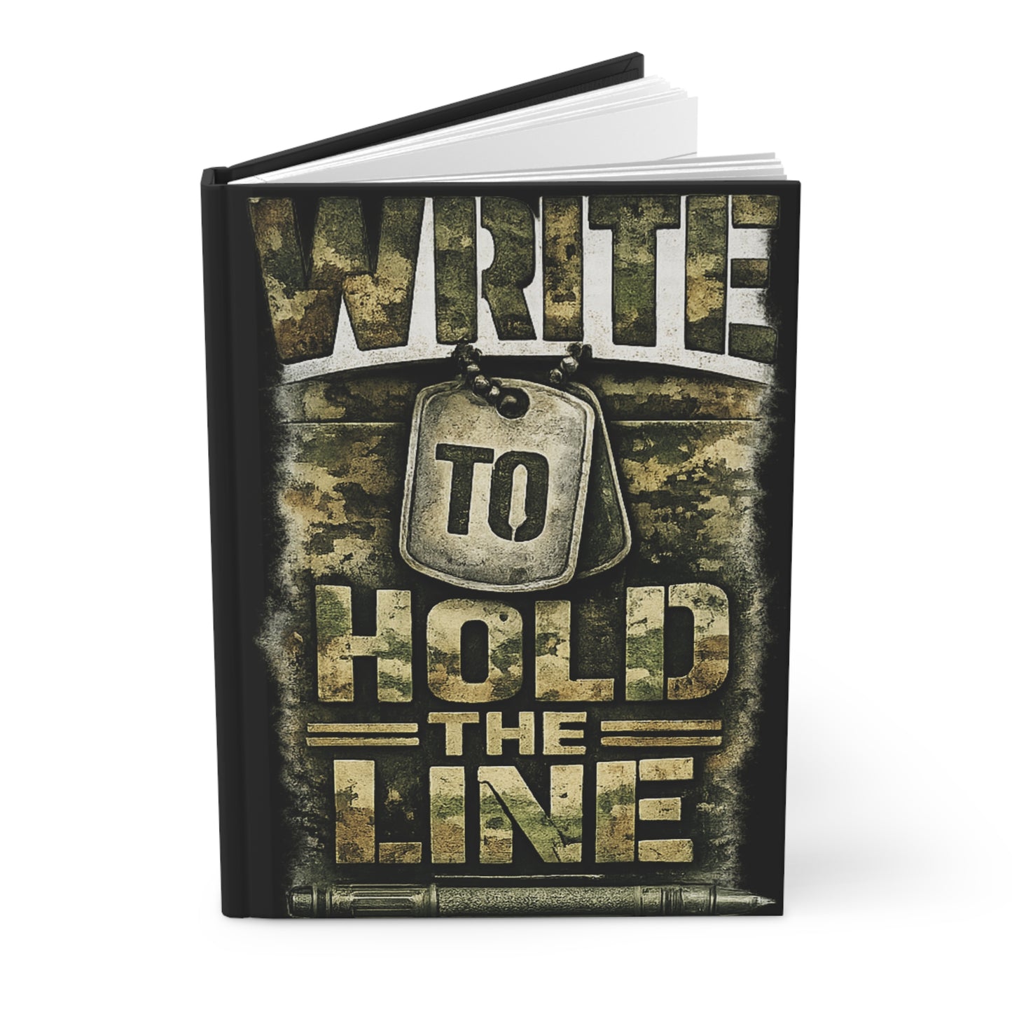 Write To Hold The Line- A Faith Reflection Journal-Black