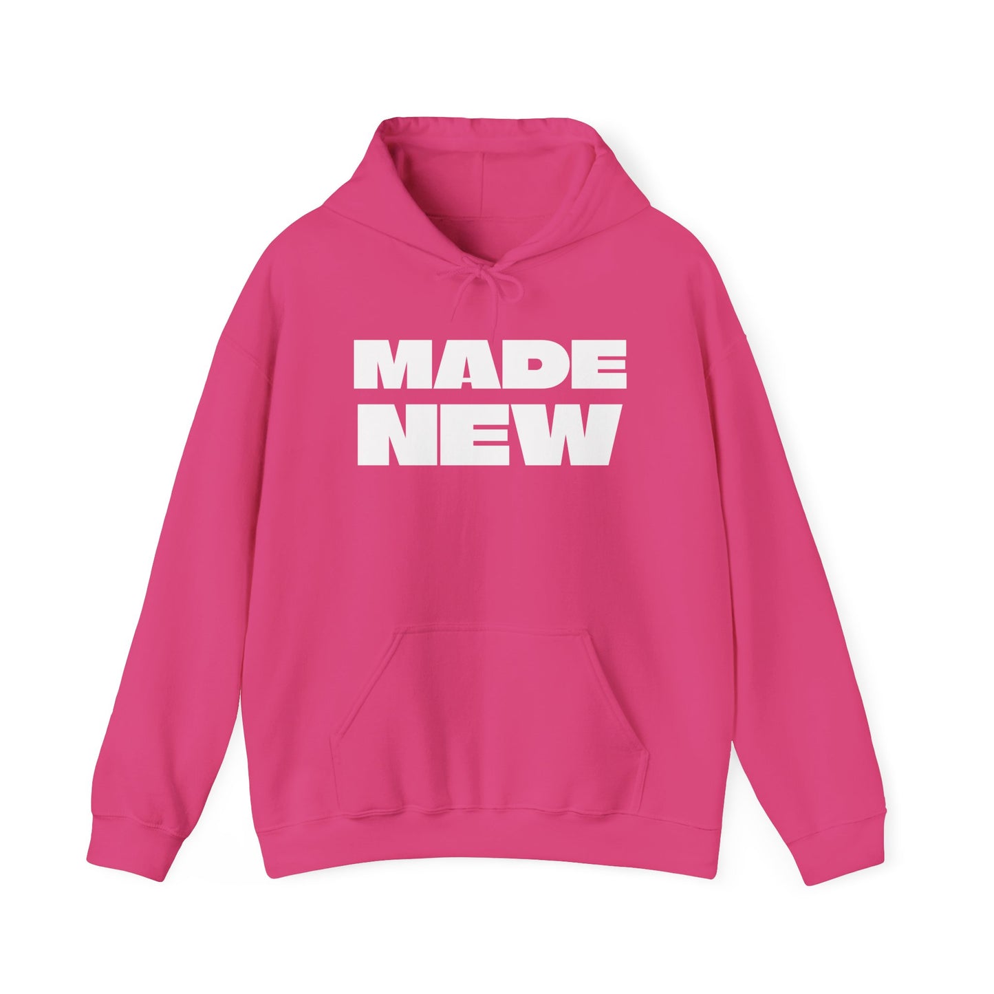 Made New Unisex Heavy Blend™ Hooded Sweatshirt- White Letters