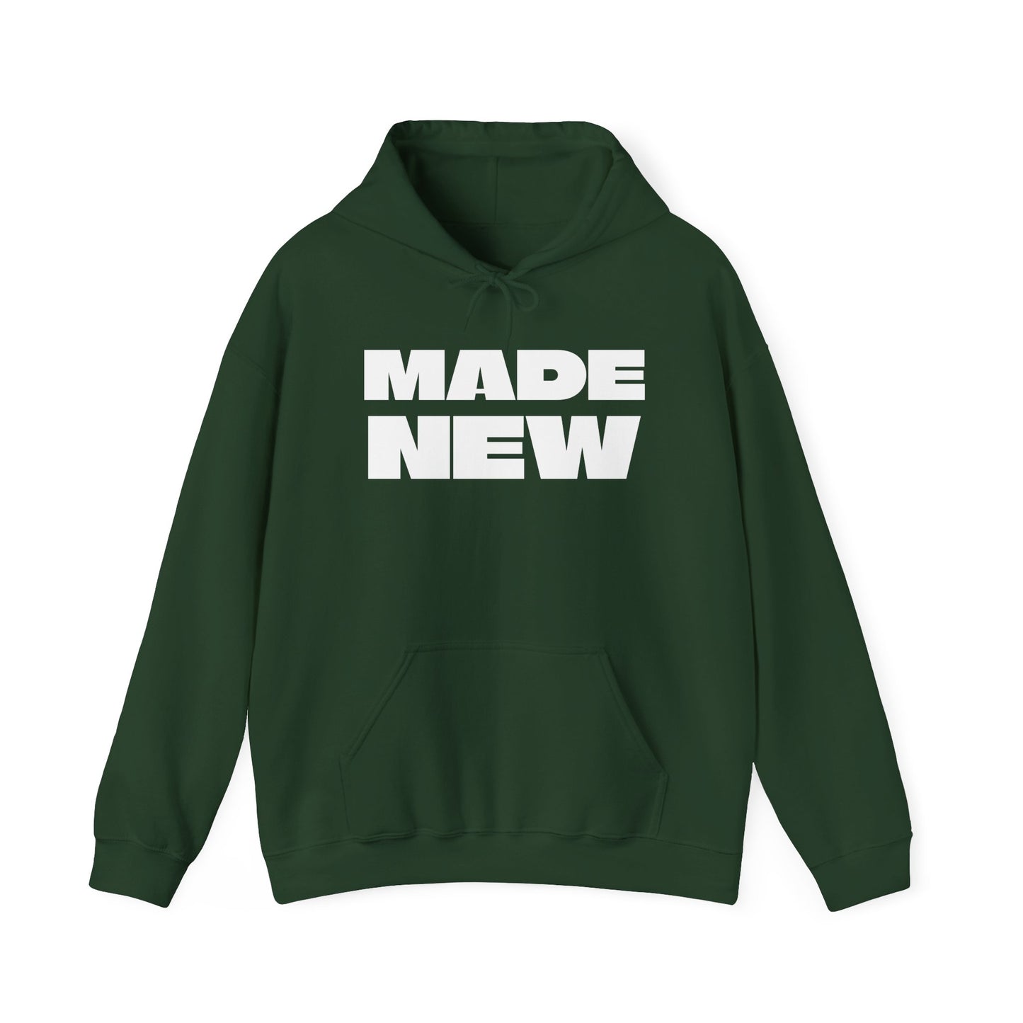 Made New Unisex Heavy Blend™ Hooded Sweatshirt- White Letters