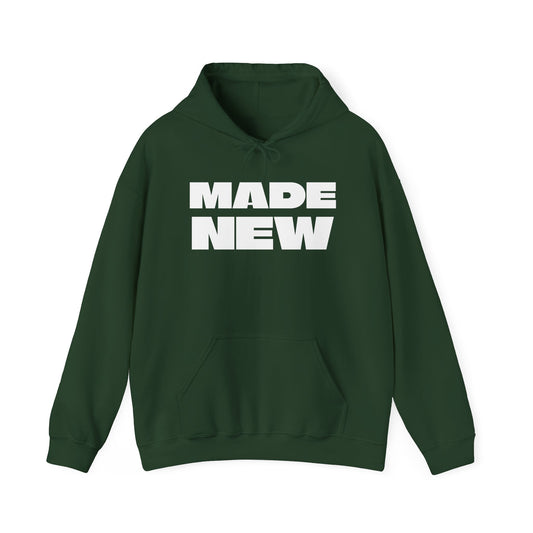 Made New Unisex Heavy Blend™ Hooded Sweatshirt- White Letters