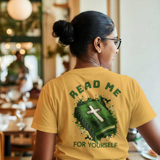 Read Me For Yourself Unisex T-shirt- Dynamic Green (Color Tees)