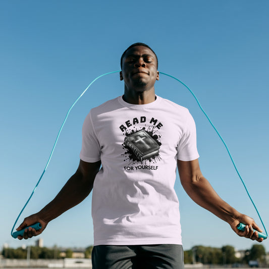 Read Me For Yourself: Unisex T-Shirt- Black & White