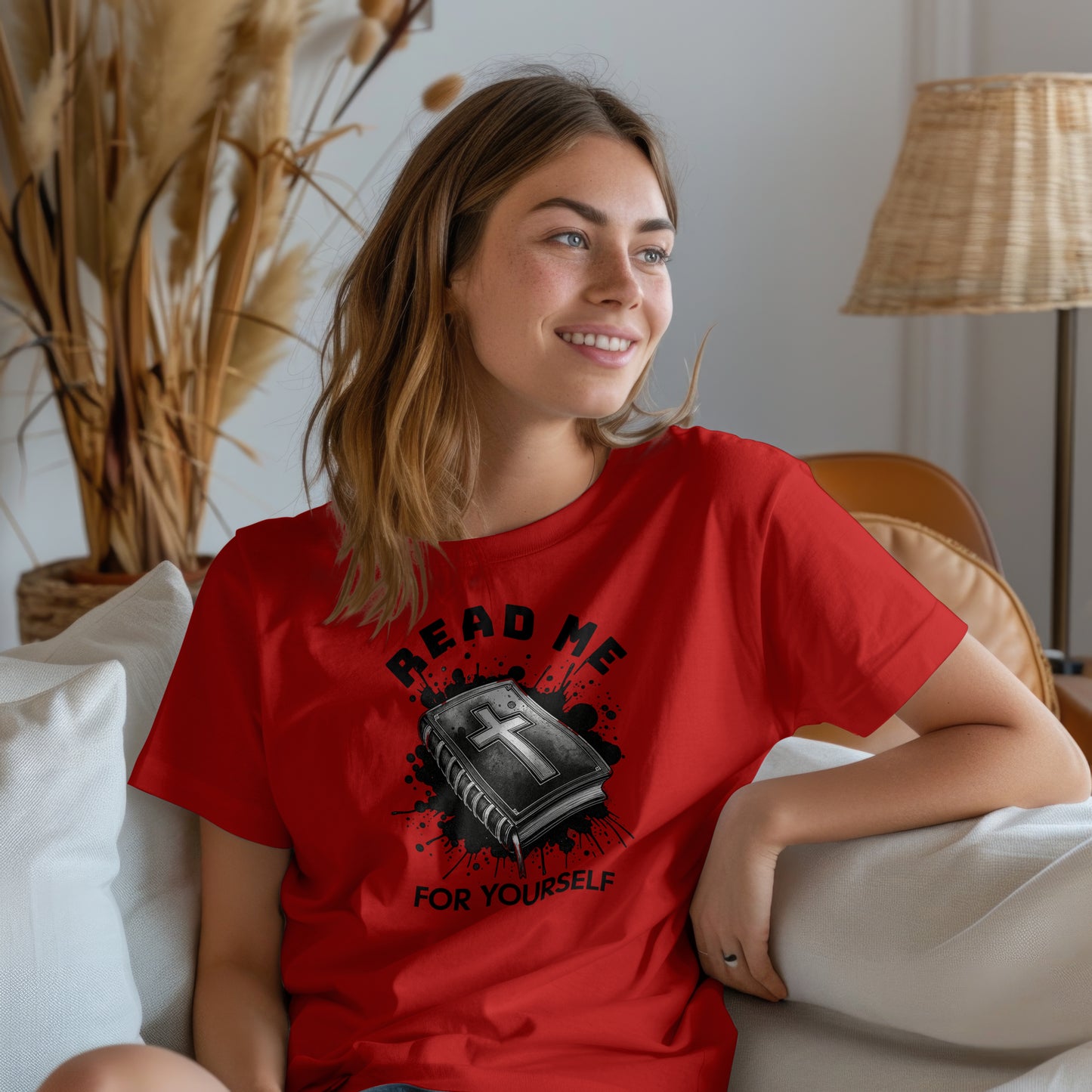 Read Me For Yourself: Unisex T-Shirt- Black & White