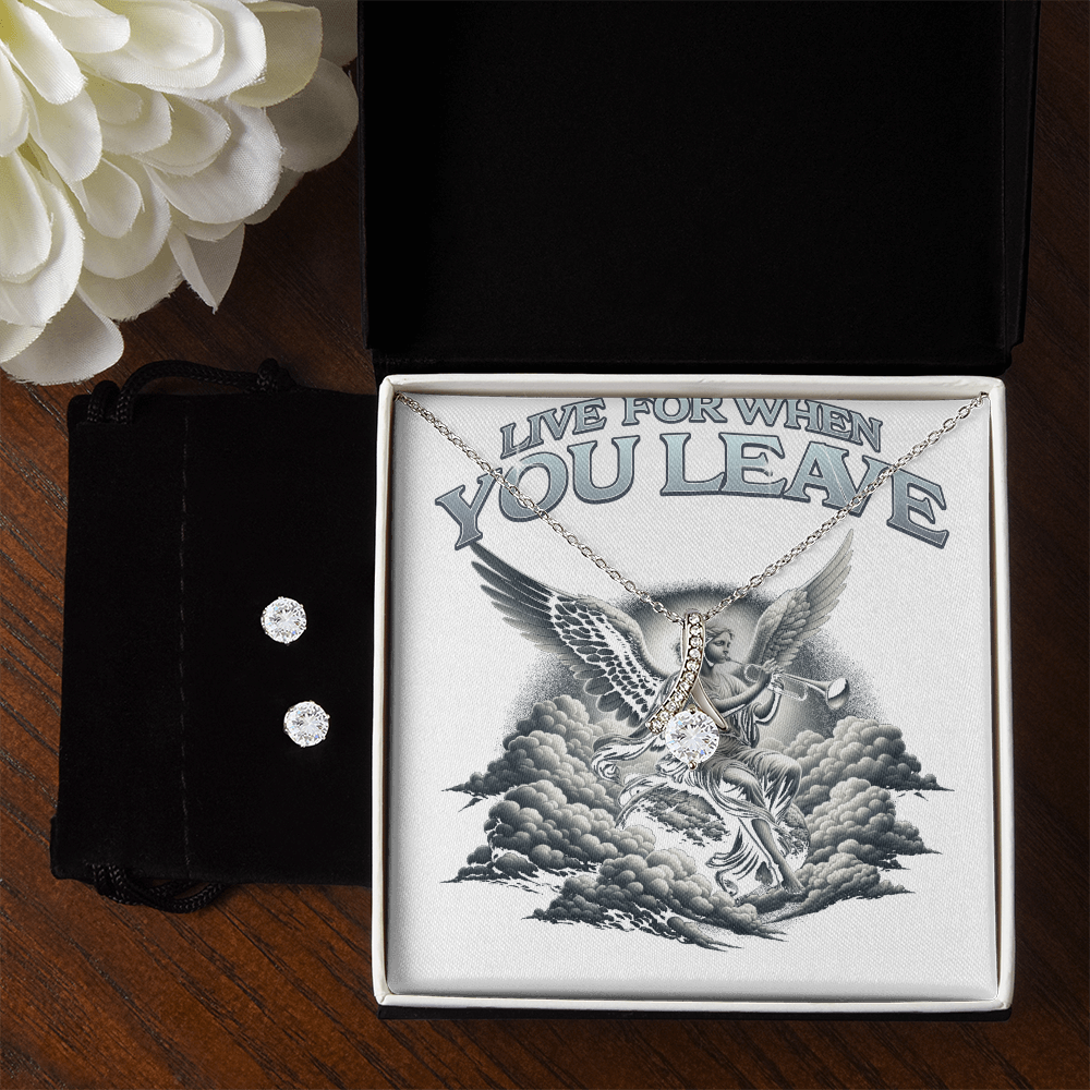 Accessories: The Alluring Beauty Necklace and Cubic Zirconia Earring Set