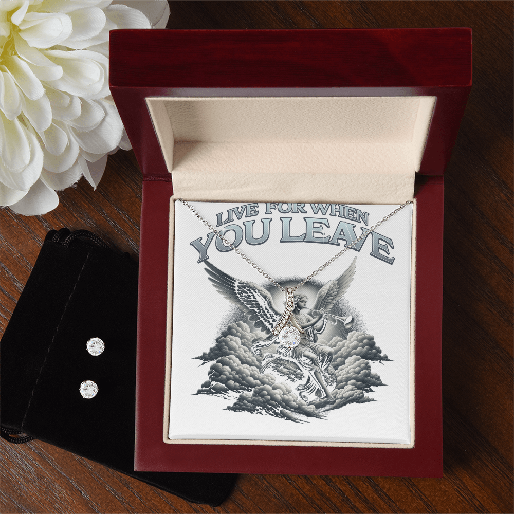 Accessories: The Alluring Beauty Necklace and Cubic Zirconia Earring Set